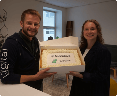 Floris & Lotte - taart lancering 1