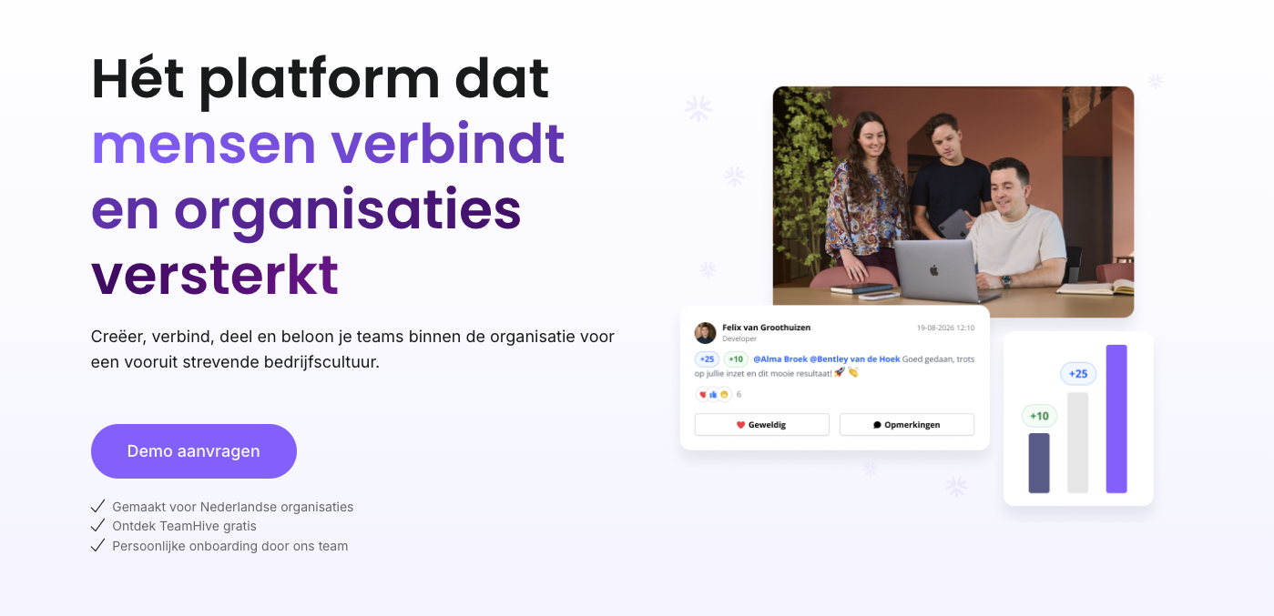 Teamhive | Doelgericht samenwerken aan dezelfde missie